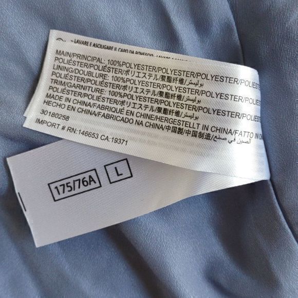 Keepsake Hideaway Blue Hydrangea Ruffled‎ Midi Dress Sz L - Picture 16 of 16